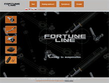 Tablet Screenshot of fortunaline.com.pl